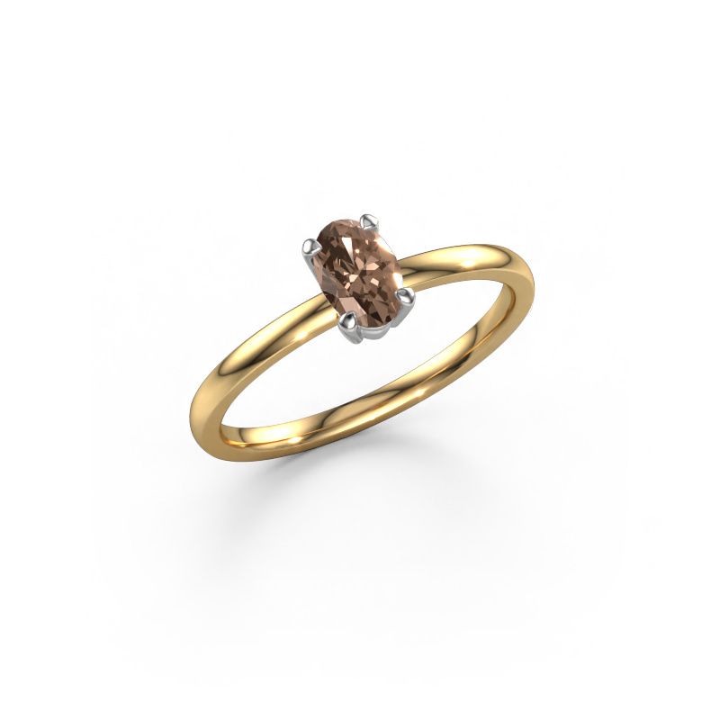 Verlobungsring Lynelle 1 585 Gold Braun Diamant 0.40 crt