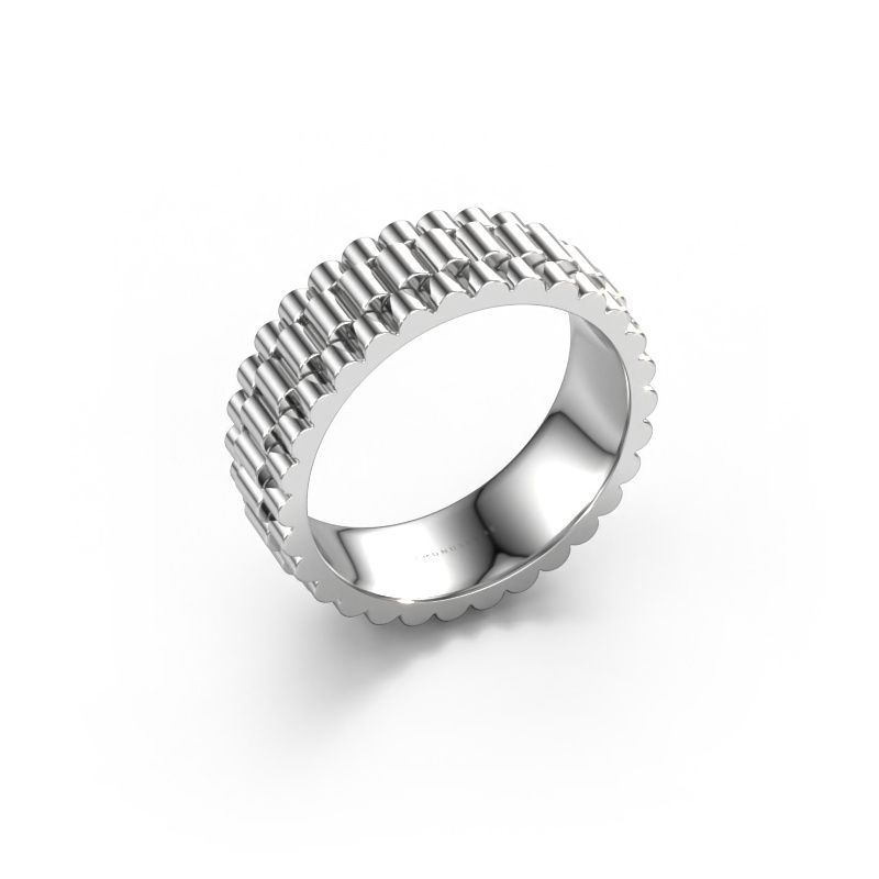 Men's ring Zenn 585 white gold