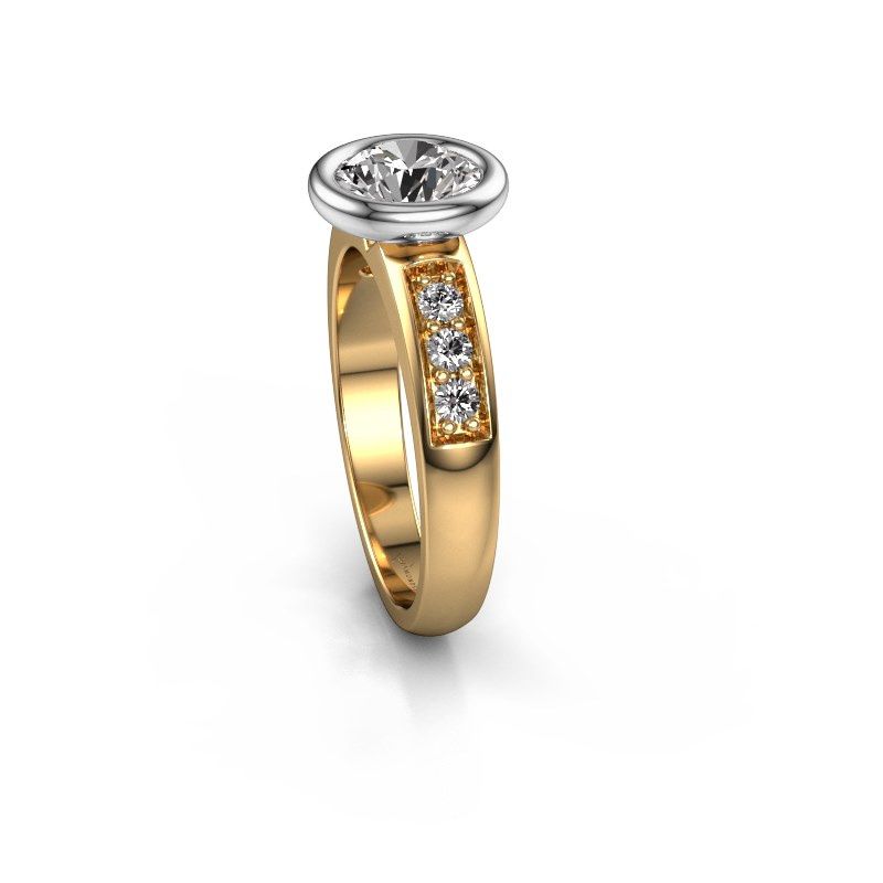 Afbeelding van Verlovingsring Lieke 585 goud diamant 1.18 crt
