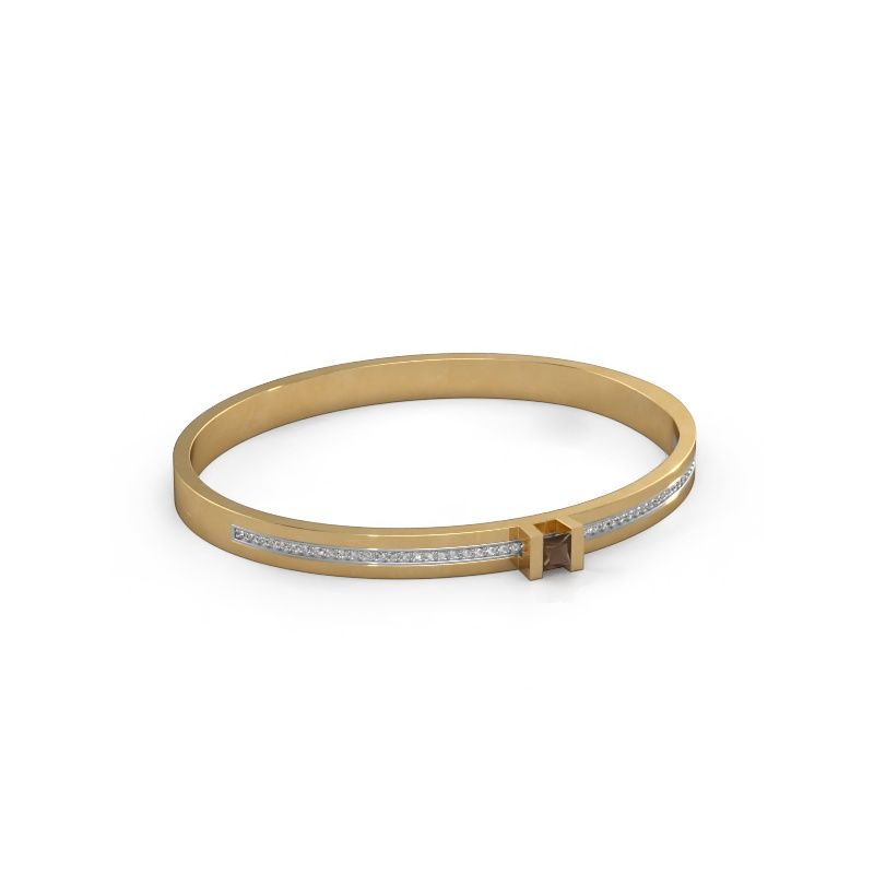 Bracelet Desire 585 gold smokey quartz 4 mm