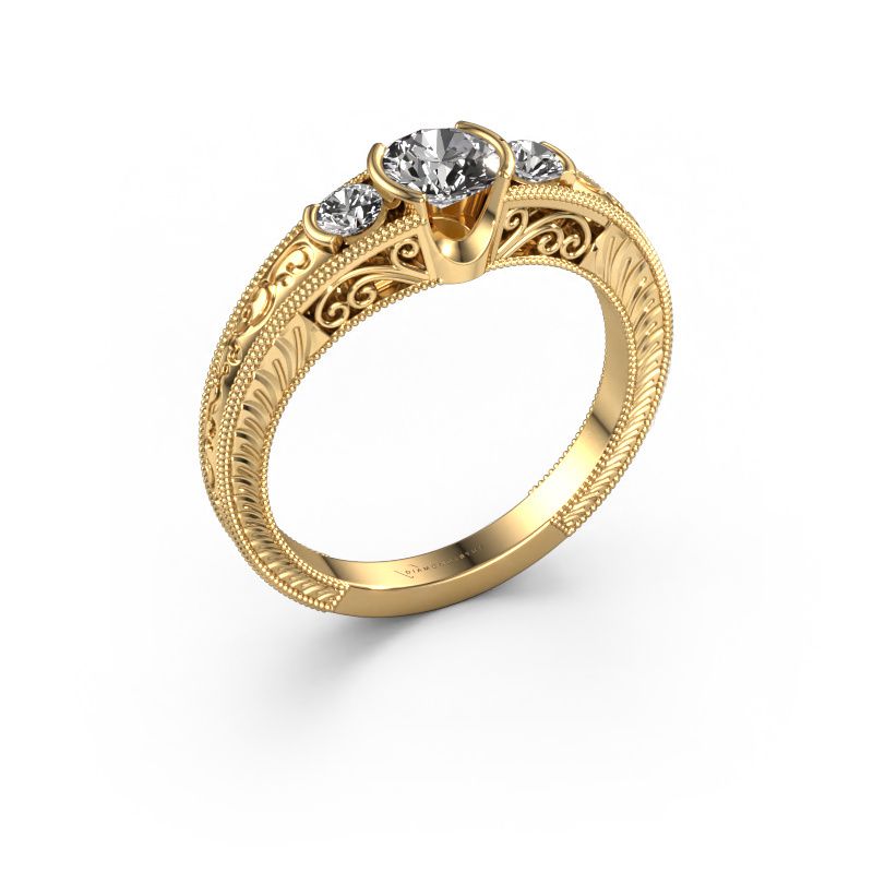 Promise ring Tasia 585 goud diamant 0.70 crt