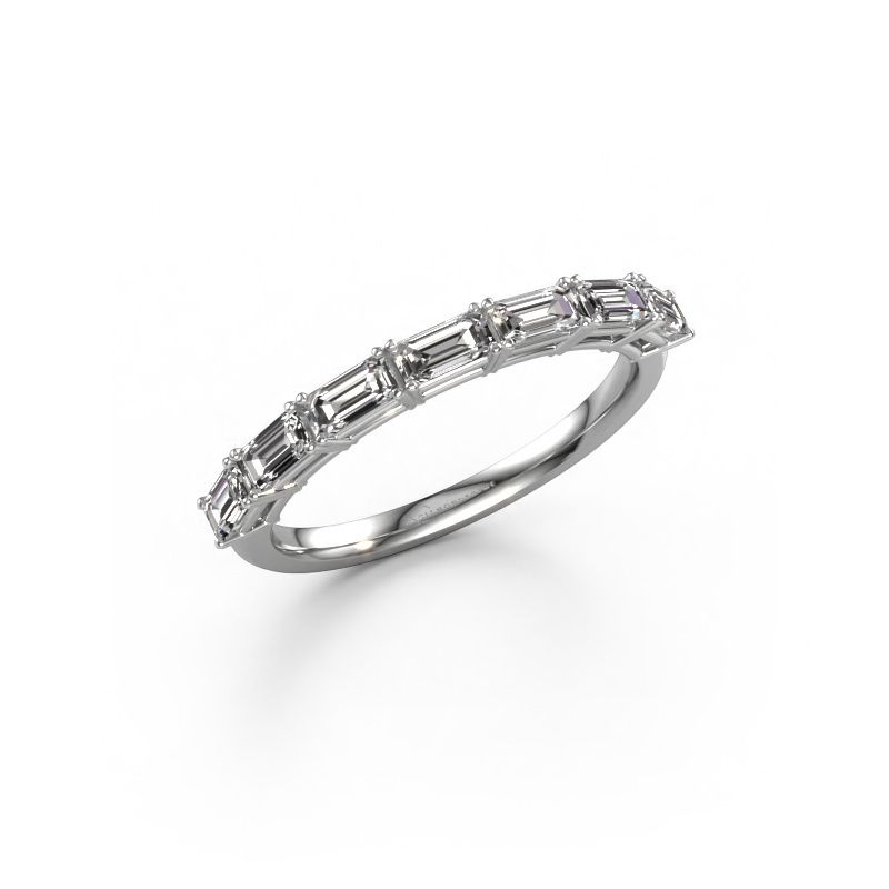 Ring Vivienne half EME 585 white gold diamond 1.05 crt