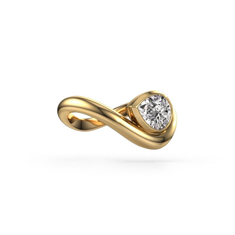 Bague Lena 585 or jaune diamant 1.00 crt