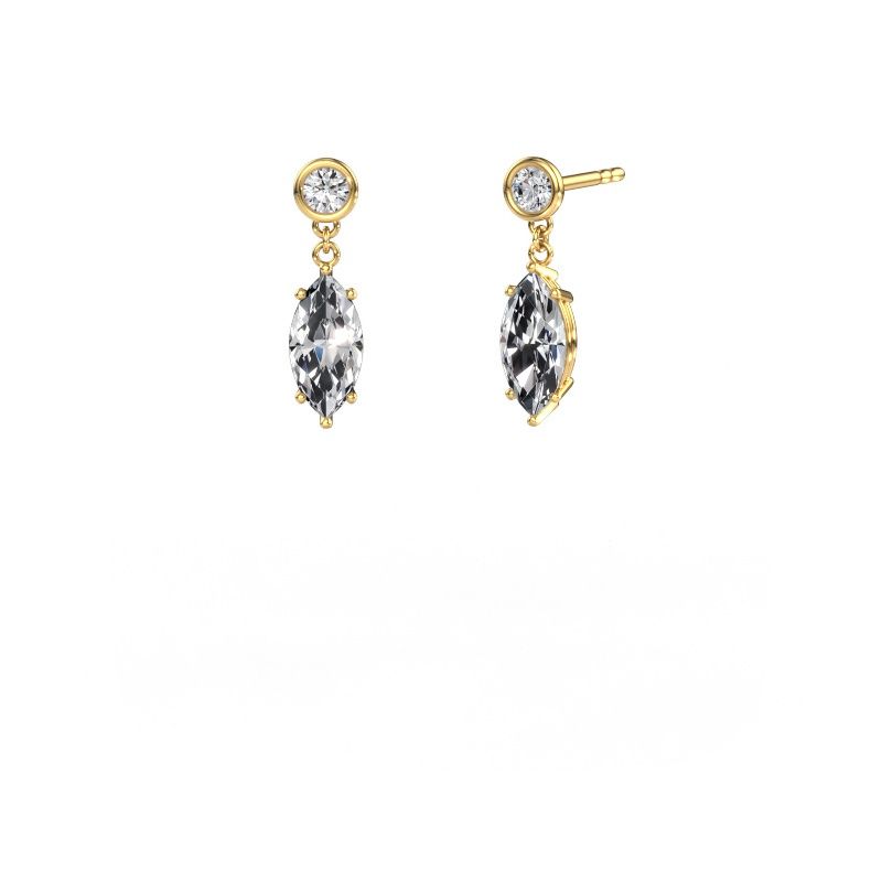 Ohrhänger Lacey MRQ 585 Gold Diamant 2.20 crt
