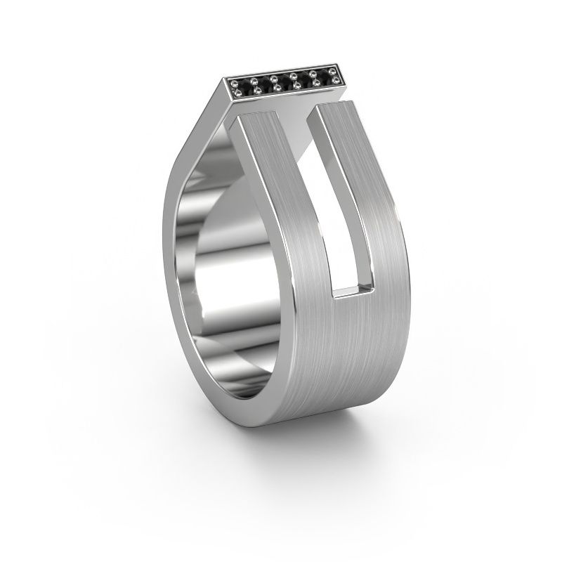 Ehering WH2090L19C 950 Platin Schwarz Diamant ±10x2.2 mm