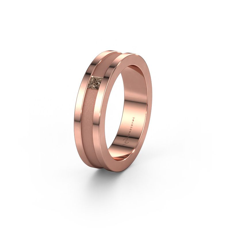 Alliance WH2001L 585 or rose diamant brun ±5 x 2 mm