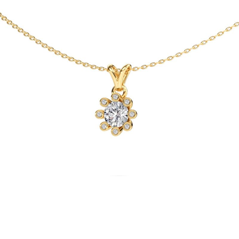 Pendant Carola 3 585 gold lab grown diamond 0.50 crt