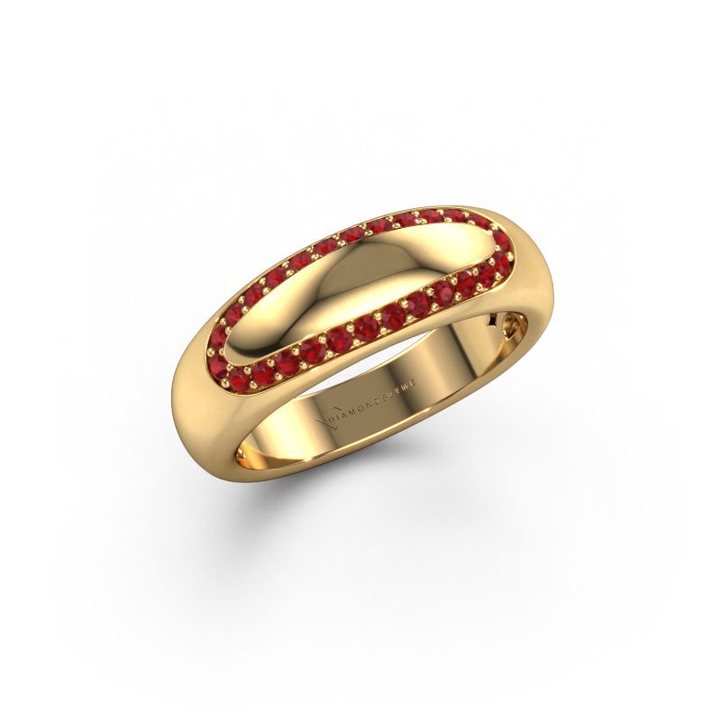 Ehering Danique 585 Gold Rubin ±6x3 mm