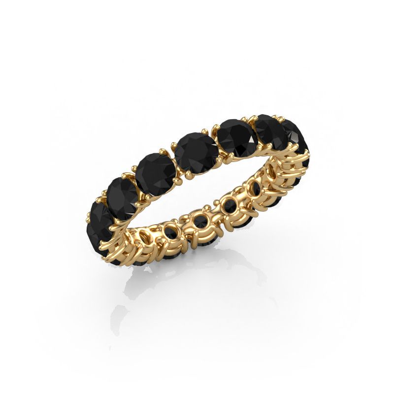 Anillo apilable Vivienne 4.0 585 oro diamante negro 4.80 crt