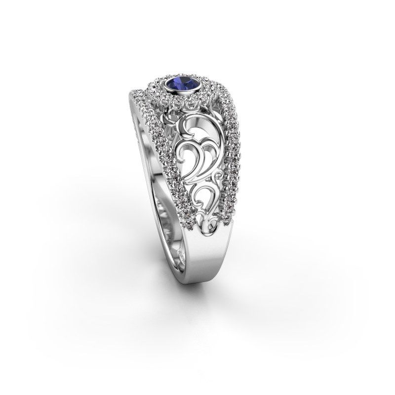 Image of Ring Lavona<br/>950 platinum<br/>Sapphire 3.4 mm