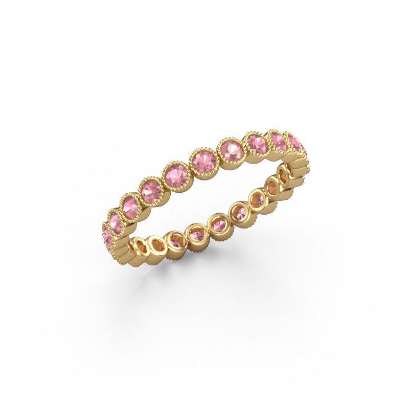 Ring Mariam 0.03 585 gold tourmaline pink 2 mm