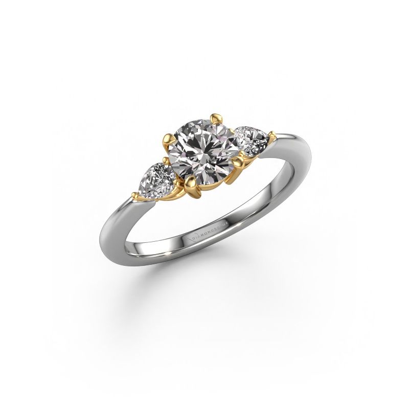 Verlobungsring Chanou RND 585 Weißgold Lab-grown Diamant 1.02 crt