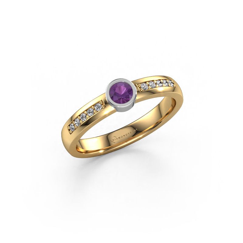 Ring Ise 2 585 gold amethyst 4 mm