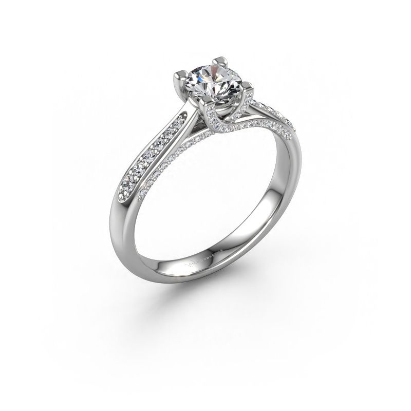 Verlobungsring Mia 3 585 Weißgold Lab-grown Diamant 0.748 crt