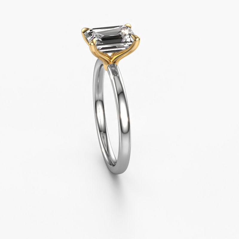 Bild von Verlobungsring Crystal Eme 1<br/>585 Weißgold<br/>Lab-grown Diamant 1.75 Crt