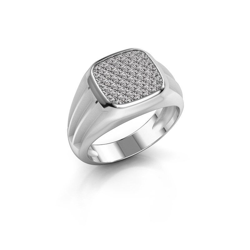 Afbeelding van Pinkring Robbert<br/>950 platina<br/>Lab-grown diamant 0.558 crt
