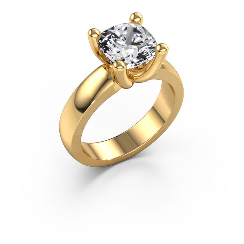 Ring Clelia CUS 585 gull lab-diamant 2.50 crt
