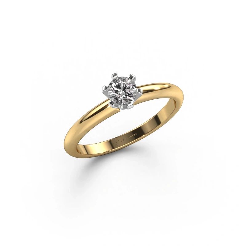 Verlovingsring Tiffy 1 585 goud diamant 0.30 crt
