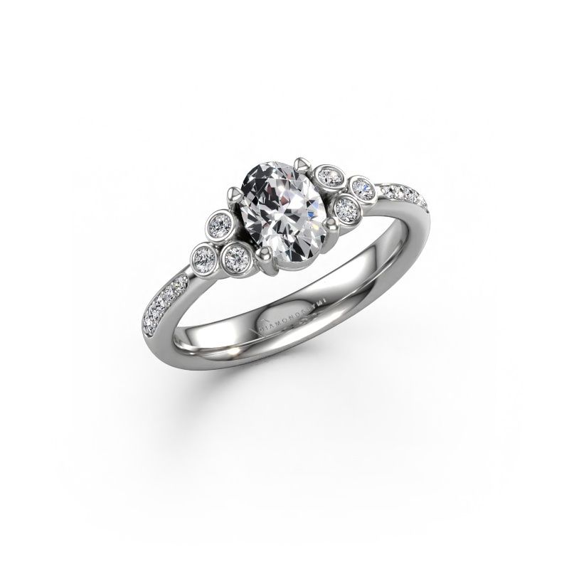 Engagement ring Lucy 2 950 platinum diamond 0.869 crt