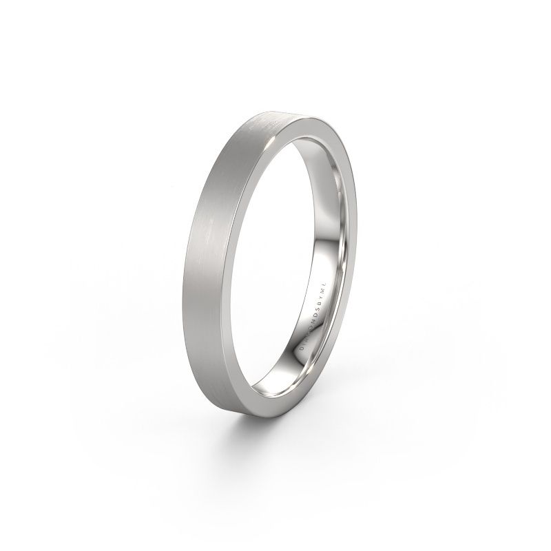 Wedding ring WH0100M13AM 950 platinum ±3 x 1.7 mm