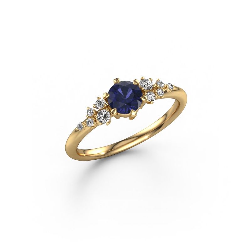Engagement ring Royce RND 585 gold sapphire 5 mm