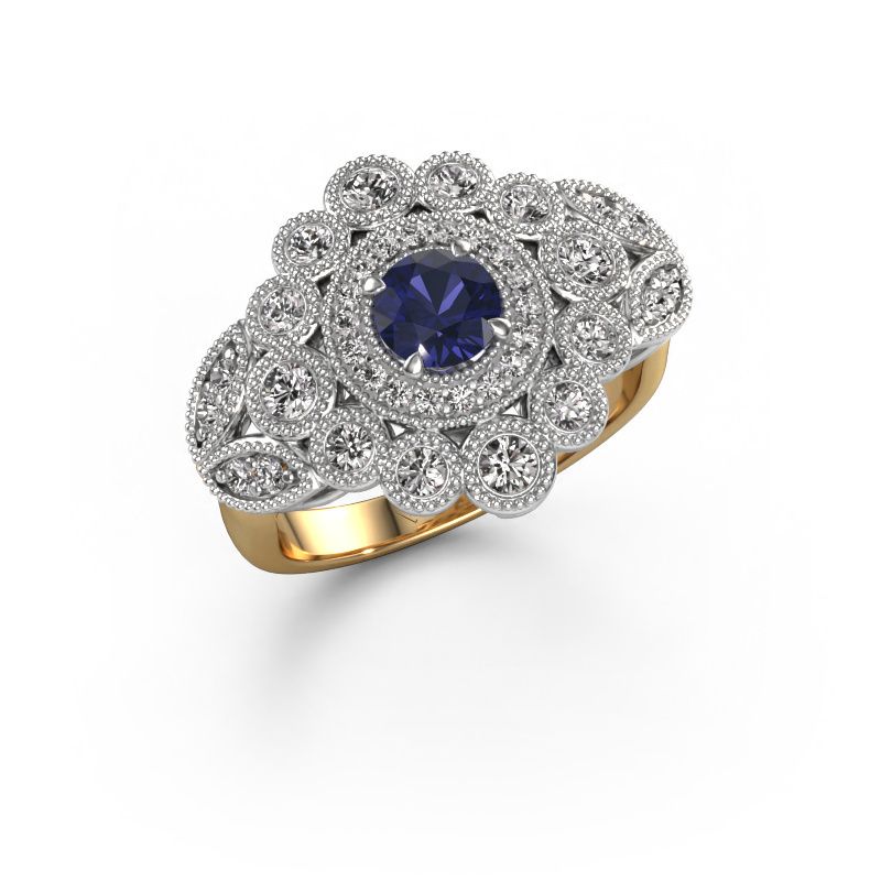 Ring Elia 585 Gold Saphir 5 mm