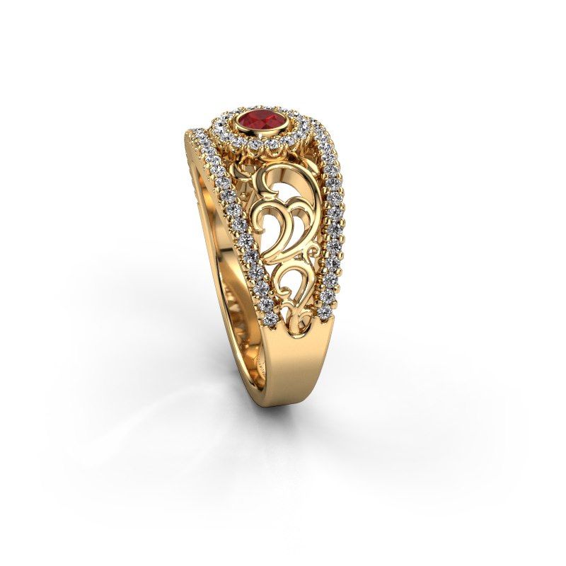 Image of Ring Lavona<br/>585 gold<br/>Ruby 3.4 mm