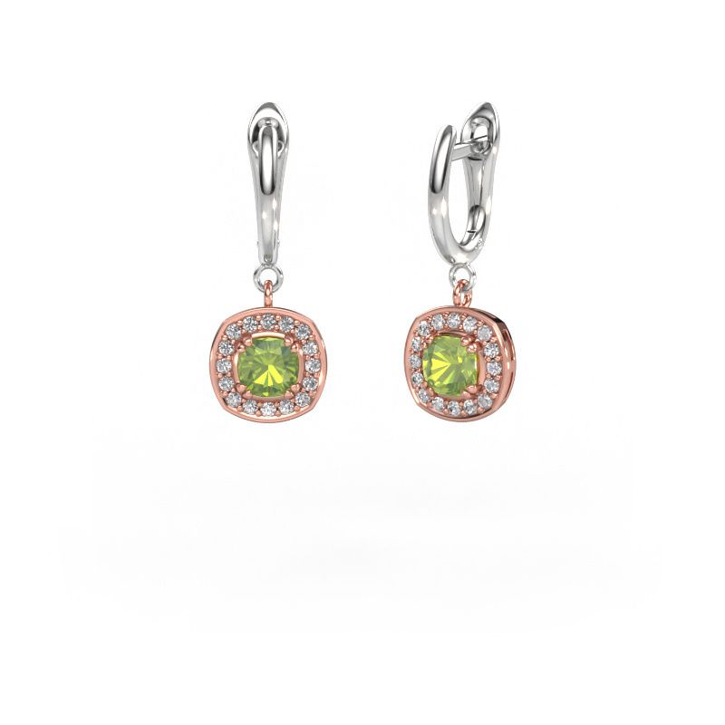 Ohrhänger Marlotte 1 585 Roségold Peridot 5 mm