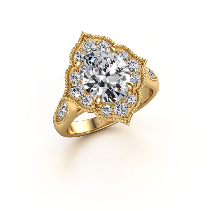 Forlovelsesring Rosan 585 gull diamant 3.162 crt