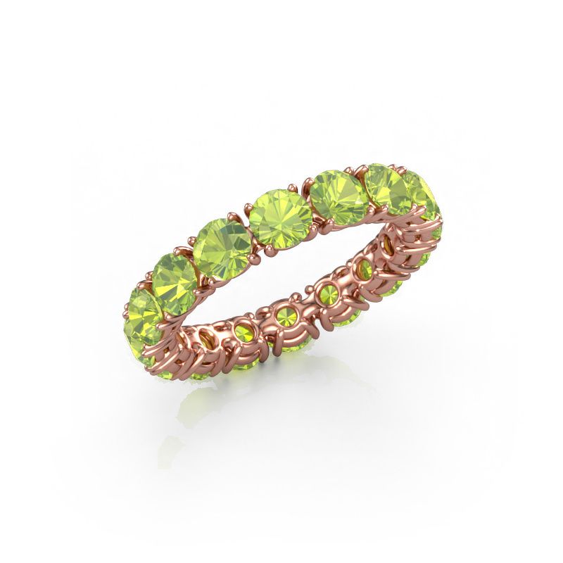 Vorsteckring Vivienne 4.0 585 Roségold Peridot 4 mm