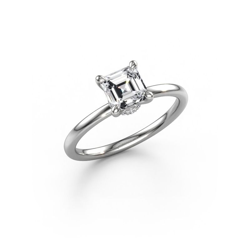 Verlobungsring Crystal ASSC 3 585 Weißgold Lab-grown Diamant 1.00 crt