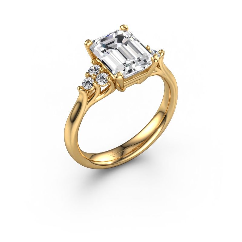 Engagement ring Monika EME 585 gold diamond 2.50 crt