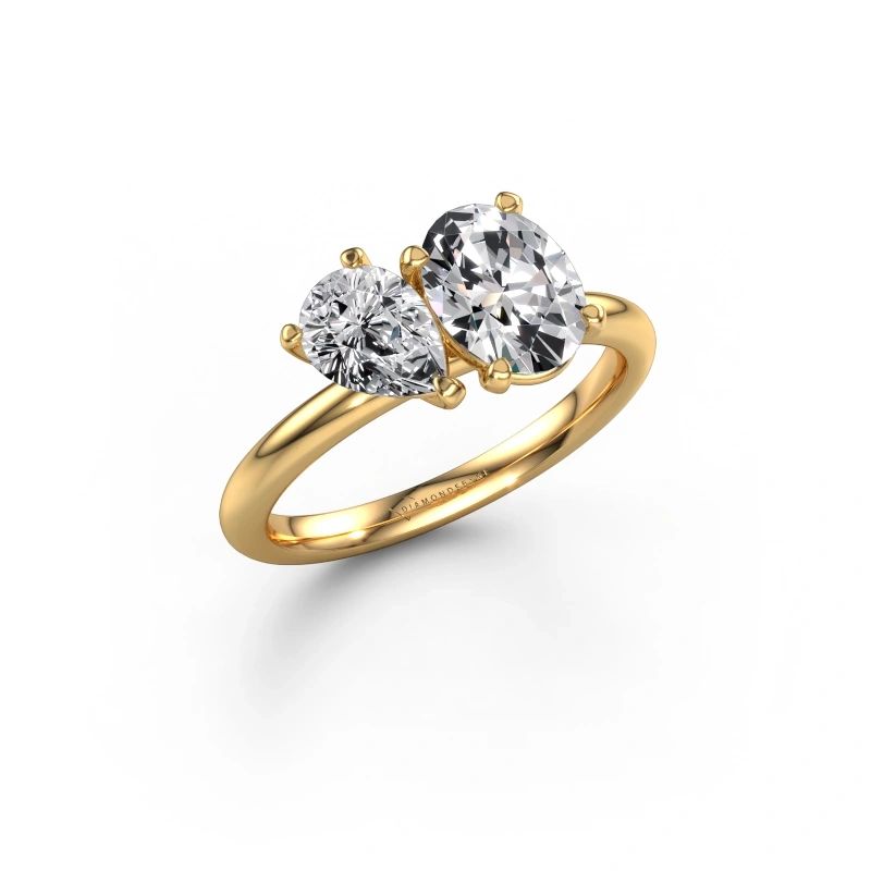 Verlobungsring Toi et Moi OVL-PER 585 Gold Lab-grown Diamant 1.75 crt