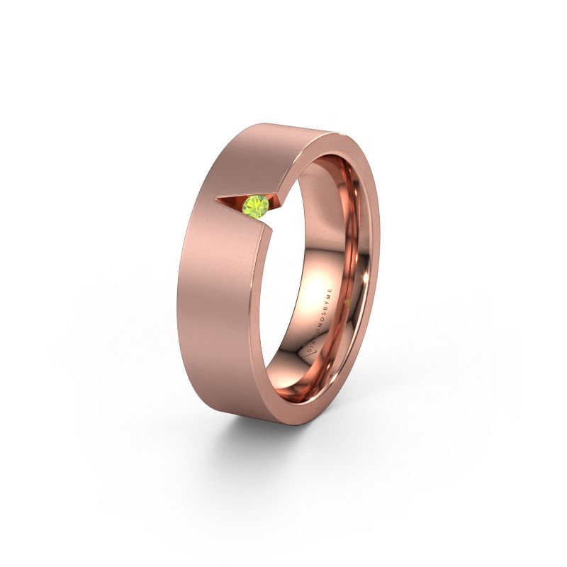 Ehering WH2023L 585 Roségold Peridot ±6x2 mm