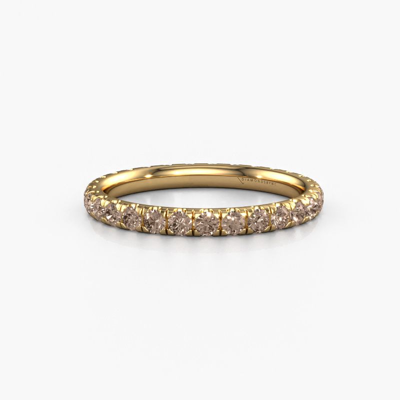 Image of Stackable Ring Jackie 2.0<br/>585 gold<br/>Brown Diamond 0.87 Crt