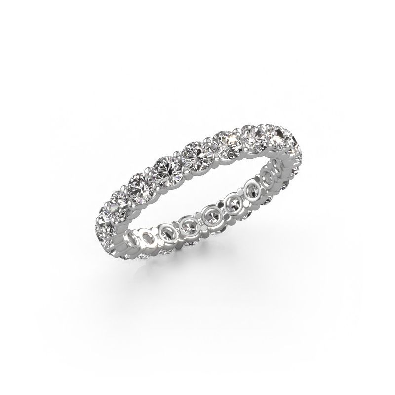 Ring Heddy rnd 2.9 585 white gold zirconia 2.9 mm