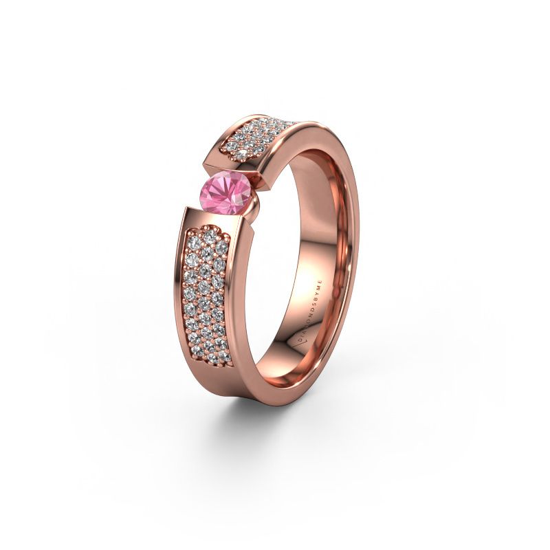 Alliance WH2100L 585 or rose saphir rose ±5x3 mm