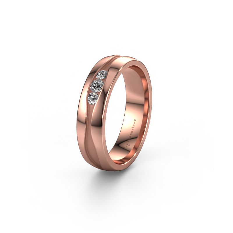 Alliance WH0172L25A 585 or rose diamant ±5 x 1,7 mm