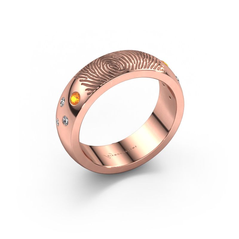 Alliance Minke 585 or rose ±6x2.3 mm citrine