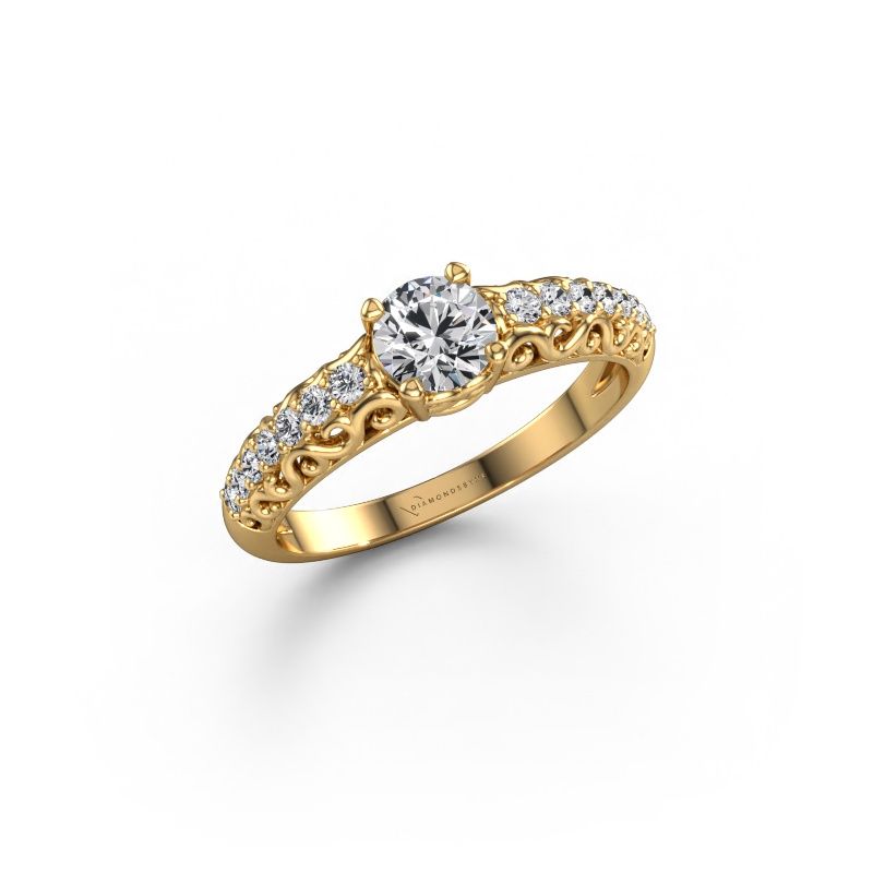 Engagement ring Mellie 585 gold lab grown diamond 0.72 crt