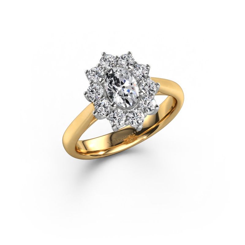 Engagement ring Leesa 1 585 gold lab grown diamond 0.60 crt