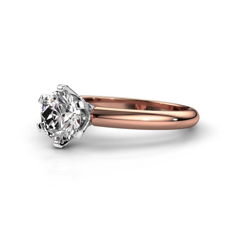 Image de Bague de fiançailles Tiffy 1<br/>585 or rose<br/>Diamant 1.00 crt