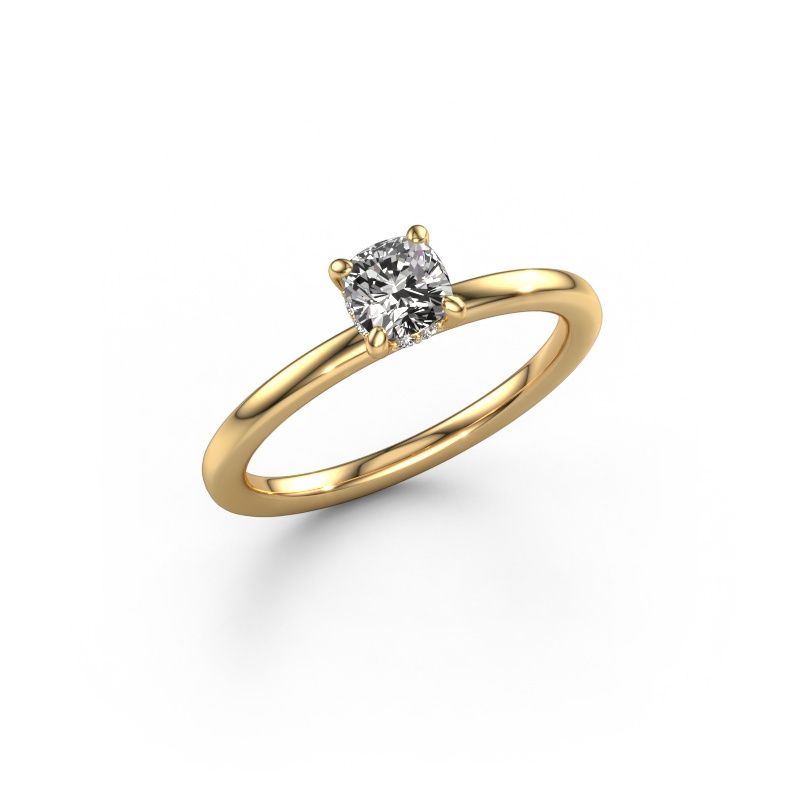 Anello di fidanzamento Simone CUS 2 585 oro diamante 0.54 crt