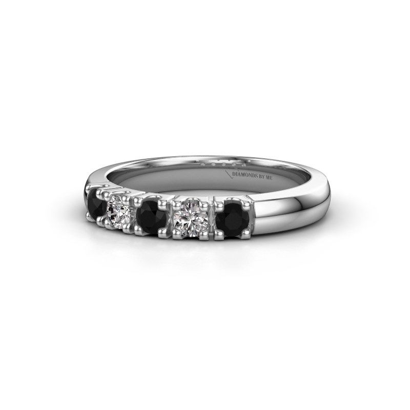 Image of Ring Rianne 5<br/>950 platinum<br/>Black diamond 0.448 crt