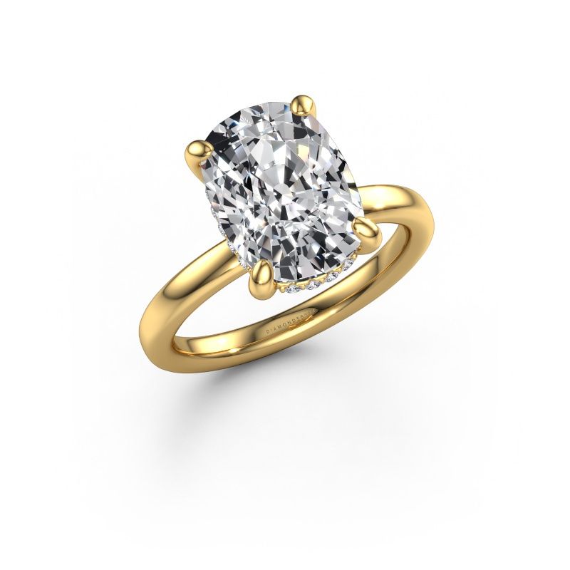 Engagement ring Simone CSH 2 585 gold lab grown diamond 4.50 crt
