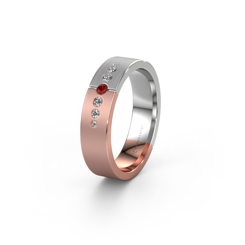 Ehering WH1101L15SAM 585 Roségold Granat ±5x1.7 mm