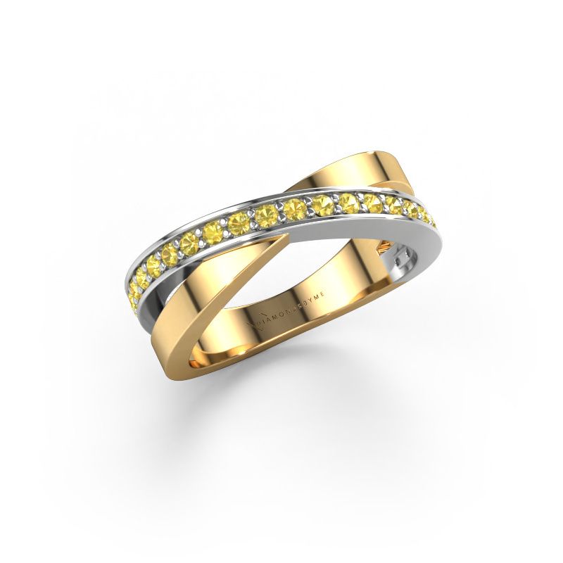 Ring Essie 585 gold yellow sapphire 1.5 mm