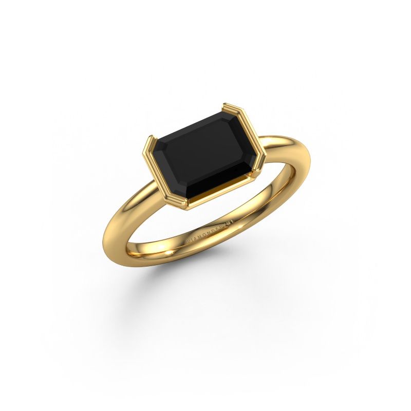 Verlovingsring Tayler EME 585 goud zwarte diamant 2.10 crt