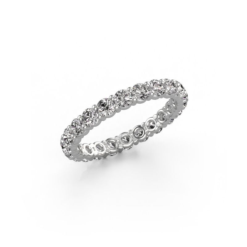 Aanschuifring Heddy rnd 2.7 585 witgoud lab-grown diamant 1.76 crt