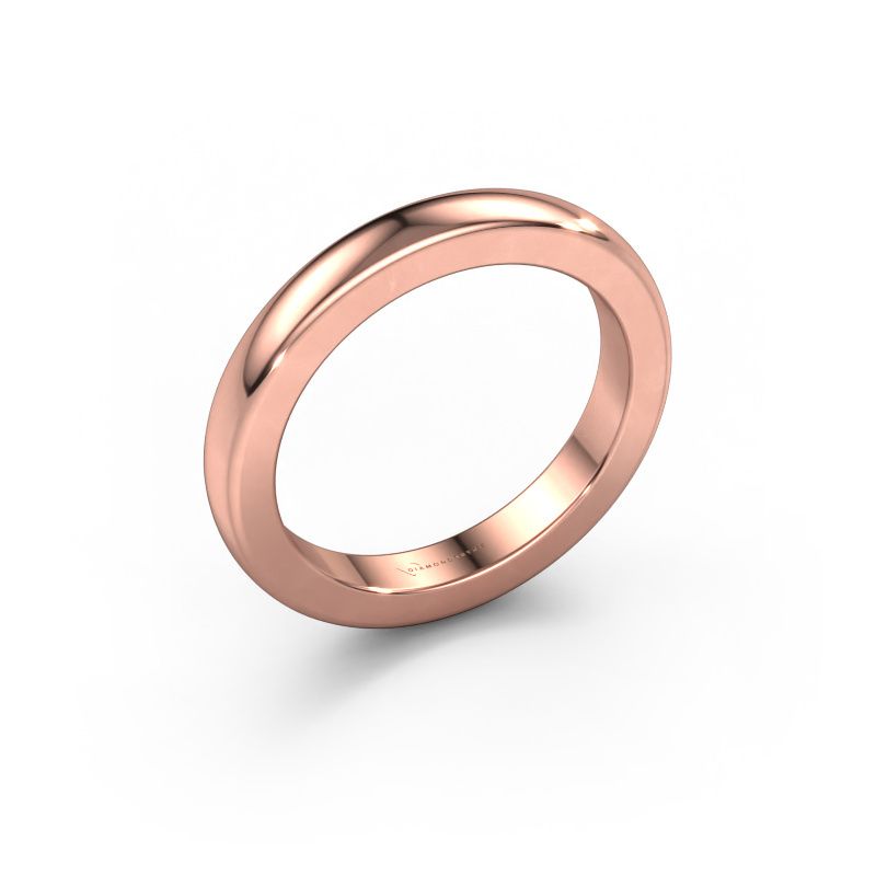 Bague superposable Astrid 3 mm 585 or rose